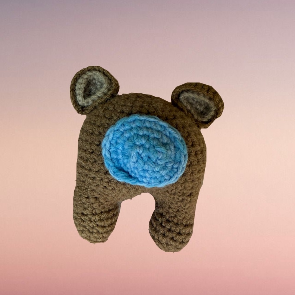Homemade Crochet Among Us plush